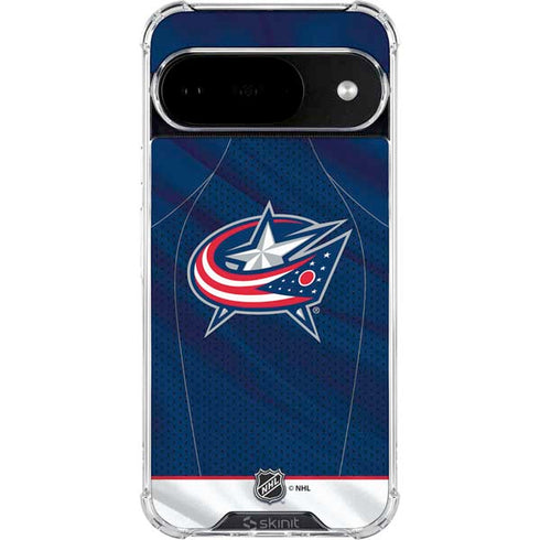 NHL Columbus Blue Jackets Jersey Google Pixel 10 Clear Case